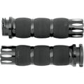 Avon Grips AIR-90-ANO-RIV Black Rival Air Cushioned Grips for Cable Op Throttle