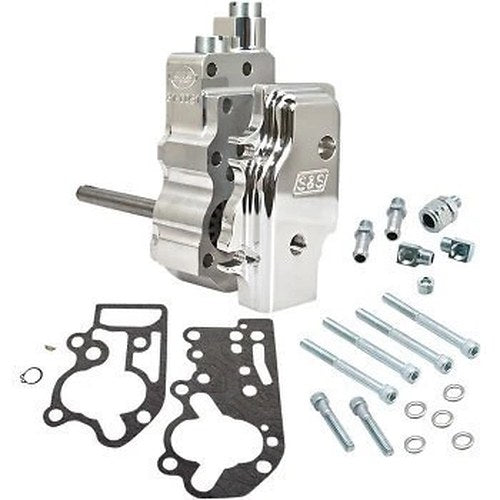 S&S 31-6206 Chrome Billet Oil Pump for Harley Big Twin Evo 92-99