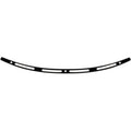 Memphis Shades MEB0974 Windshield Trim Chain Black Contrast Cut for 14-23