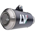 Leo Vince Universal LV-10 Slip On Right Side Stainless/Carbon 54MM 2-1/4" Inlet