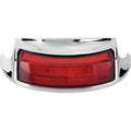 Drag Specialties 2040-0583 Chrome Red LED Rear Fender Tip Lens Light for 09-16