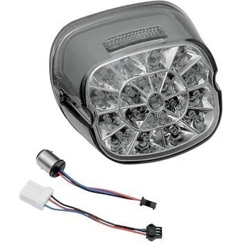 Drag Specialties 2010-0744 Smoke Web LED Taillight with Top Tag Light