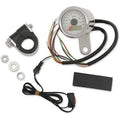 Drag Specialties 2210-0417 120 Mph White 1-7/8" Programmable Speedometer