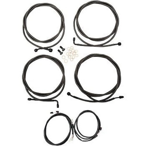 LA Choppers LA-8054KT3-13M Midnight Complete Plug-and-Play Cable Kit 12-14"