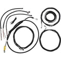 LA Choppers LA-8056KT2-16B Black Vinyl Braided Handlebar Cable/Brake Line Kit