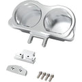 LA Choppers LA-7397-03R Raw Dual Gauge Mount for Performance Risers