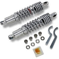 Heavy Duty Chrome 12" Premium Ride-Height Adjustable Shocks for Sportster 86-03