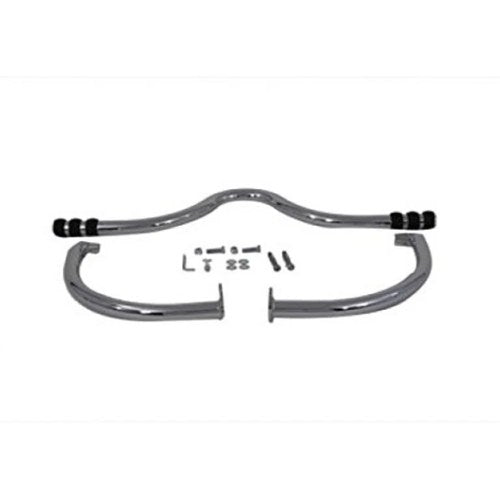 Chrome Front Engine Highway Bar Foot Rest Harley Softail Heritage Fat Boy 86-99