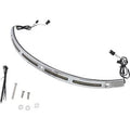 Custom Dynamics Chrome Genesis 4 Dynamic LED Batwing Windshield Trim 14-21