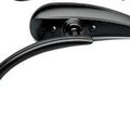 Arlen Ness 13-401 Black Micro-Mirror Rad II Teardrop Right Side Only Sold Each