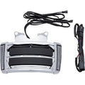 Ciro 40301 Chrome / Smoke LED Lighted License Plate Frame for 14-20 Fltr & Flhx