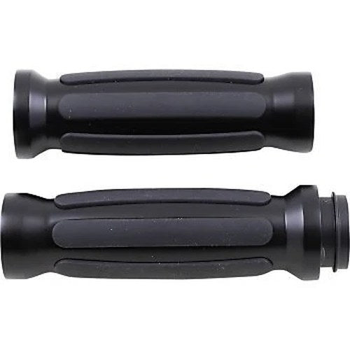 Drag Specialties 0630-2688 Black Rail Hand Grips for 1" Harley Electronic Tbw