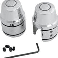 Drag Specialties Chrome Shock Top Stud Covers f Harley Davidson Sportster 86-20