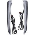 Ciro 45800 Chrome Fang Lower Fairing Lights for 14-22 Touring w/ Lowers