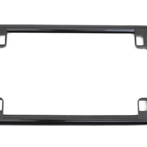 V-Twin 42-0271 Black 4" x 7" License Plate Frame for Motorcycles