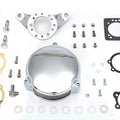 V-Twin 34-0840 Chrome Round Wyatt Gatling Air Cleaner Assembly