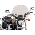 17-1/4" Smoke Tint Viper Motorcycle Windshield for 7/8" - 1" Handlebars