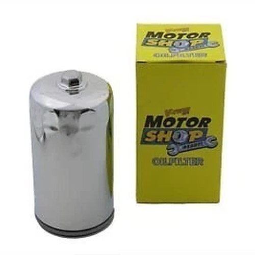 V-Twin 40-0866 Chrome Magnetek Hex Magnetic Ring Oil Filter for 91-98 Dyna