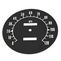 V-Twin 39-0311 Speedometer Tin Face for FL 68-80