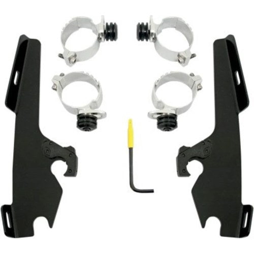 Memphis Shades Fats/Slim Windshield Mounting Kit Harley Breakout & Wide Glide