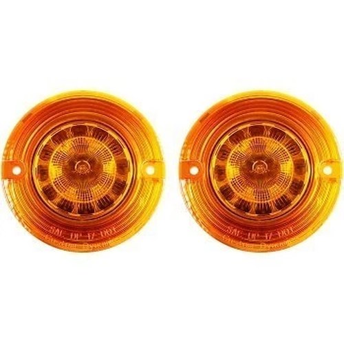 Custom Dynamics PB-A-1156-T ProBEAM Amber Flat Turn Signal Inserts