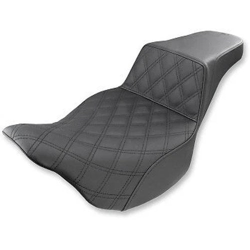 Saddlemen GelCore Step-Up Front Lattice Stitch Seat for Harley Touring 08-24