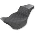 Saddlemen GelCore Step-Up Front Lattice Stitch Seat for Harley Touring 08-24