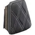 Drag Specialties 0822-0450 Sissy Bar Pad Silver Double Diamond Stitch