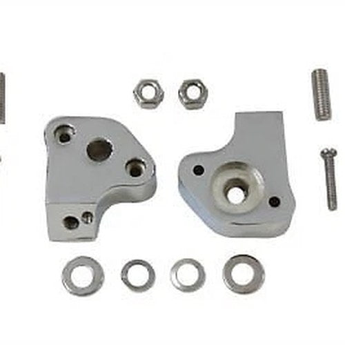 V-Twin 31-0421 Chrome Turn Signal Short Shortie Mount Kit for Softail 86-17
