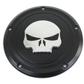 V-Twin 42-0270 Black 5 Hole Skull Derby Cover for Touring 16-23
