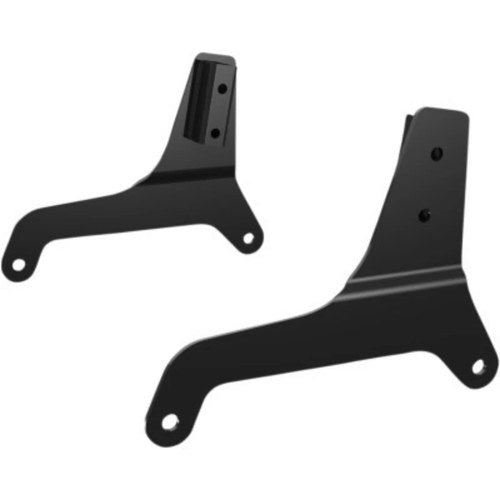 Khrome Werks 264860 Black Sissy Bar Back Rest Side Plates 18-20 Fxfb Fat Bob