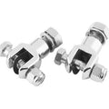 Chrome Passenger Foot Peg Bracket Female Clevis for Male Mount Harley Softail