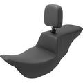 Saddlemen Tour Step-Up Seat Plain with Backrest for 08-23 Touring