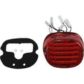 Custom Dynamics Red Bottom Tag Integrated Low Profile LED Taillight w Auxiliary