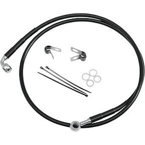 Drag Specialties 1741-2580 Vinyl Covered Stainless Front Upper Brake Line Kit