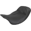 Saddlemen 808-07B-0042L Dominator Low Solo Seat Gray Stitch for Touring 08-23