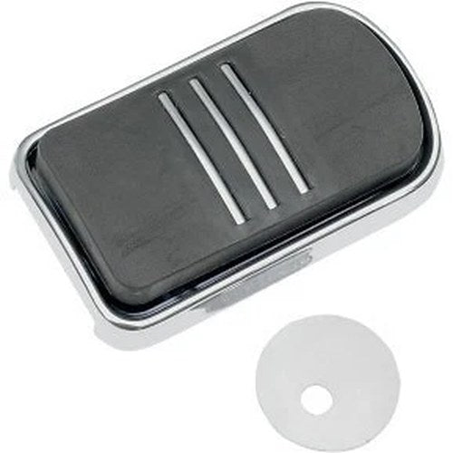 Drag Specialties 1611-0032 Chrome Sweeper Brake Pedal Pad
