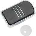 Drag Specialties 1611-0032 Chrome Sweeper Brake Pedal Pad