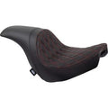 Drag Specialties 0802-1519 Red Diamond Stitch Predator Seat for FLSB/FXLR 18-23