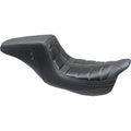 Mustang 75239AB Squareback One-Piece Seat Tuck N Roll Red Stitch 08-22 Touring