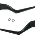 Black Pair of Levers Set for Harley Sportster Nightster 48 Iron Custom 883 1200