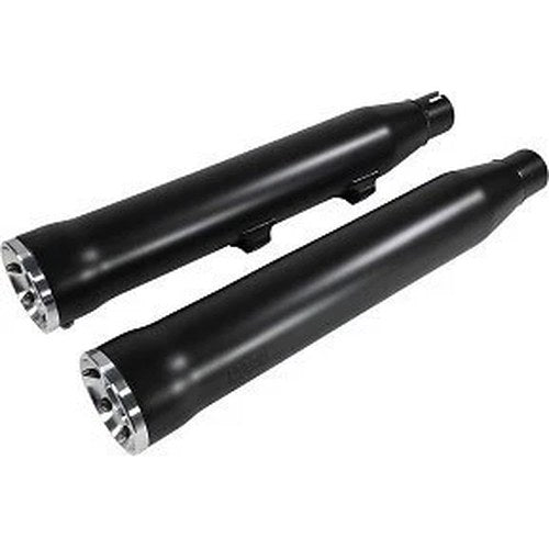 Cobra 6081RB Black Rpt 3" Slip-On Mufflers for 14-22 Sportster