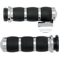 Avon Chrome 3-Ring Velvet Air Hand Grips w/ Boss for Harley Electronic Tbw