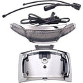 Ciro 40353 Chrome Latitude Tail Light & License Plate Holder with Lightstrike