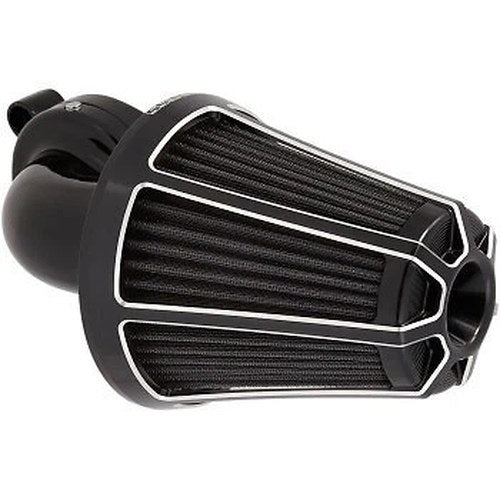 Arlen Ness Black Beveled Monster Sucker Air Cleaner Kit for Sportster 91-20