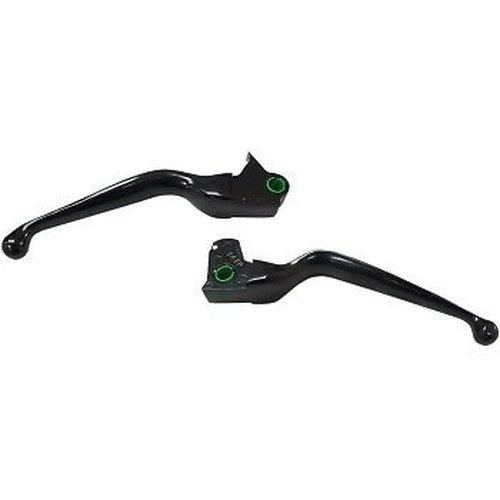 Drag Matte Black Wide Blade Clutch & Brake Levers Set for Harley Trikes 14-16