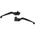 Drag Matte Black Wide Blade Clutch & Brake Levers Set for Harley Trikes 14-16