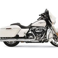 Bassani Chrome 4" Slip-On Quick Change Series Mufflers NO Caps M8 Touring 17-20