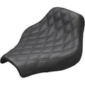 Saddlemen Black Renegade LS Solo Seat Lattice Stitched for 18-22 Street Bob