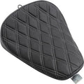 Drag Specialties 0804-0740 Bobber Solo Seat Silver Diamond Stitch for 10-22 XL